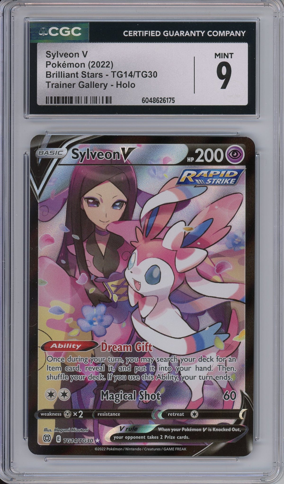 Pokemon Graded: Sylveon V CGC 9
