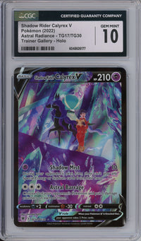 Pokemon Graded: Shadow Rider Calyrex V CGC 10