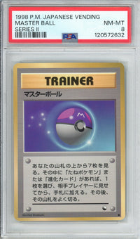 Pokemon Graded: JP Master Ball Vending Series II (1998) PSA 8