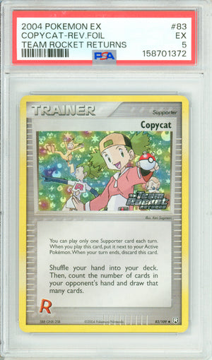 Pokemon Graded: Copycat 83/109 Team Rocket Returns (2004) Rev. Foil PSA 5