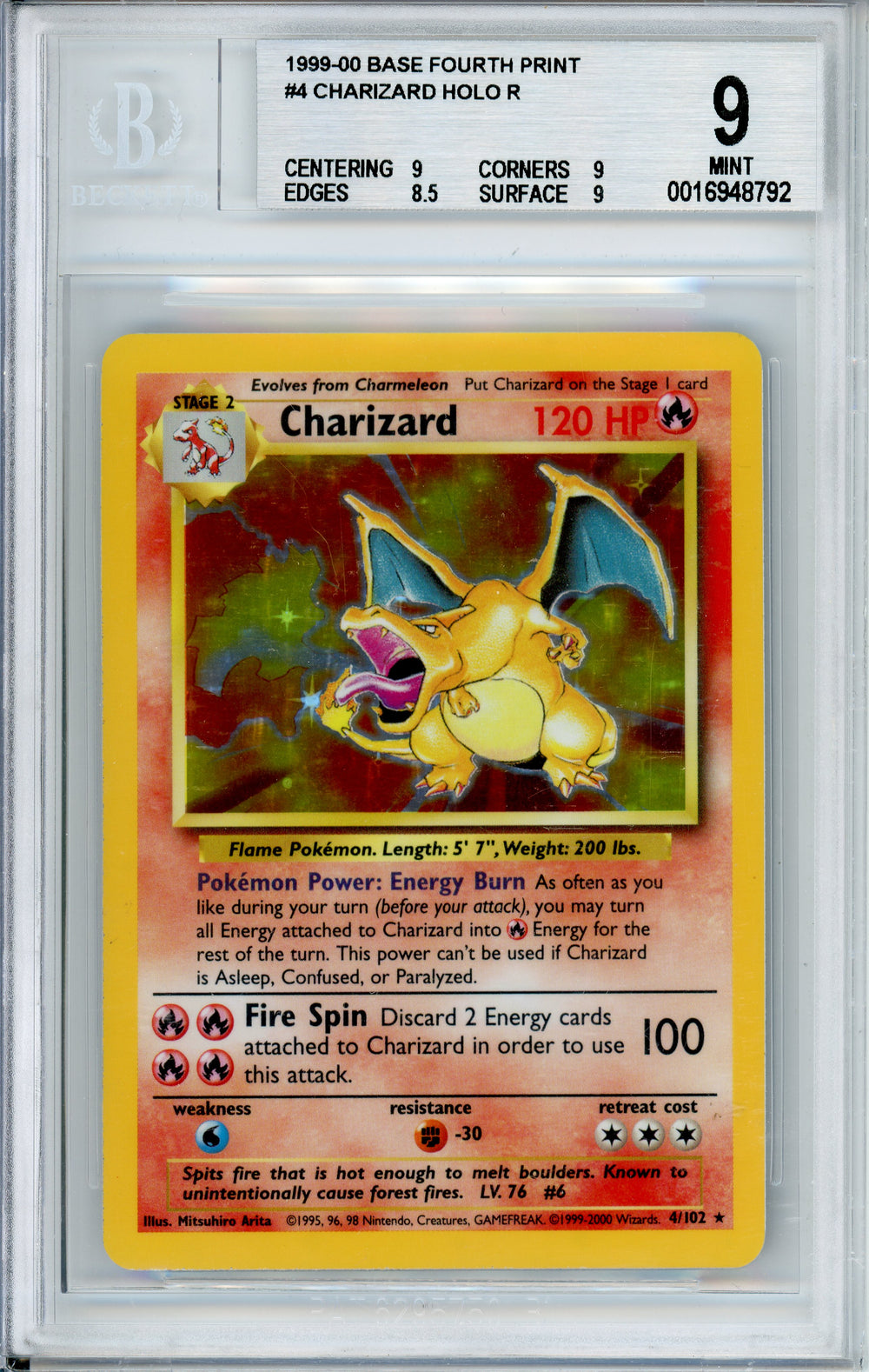 4th print pokemon cards Graded: Charizard 4/102 Base Fourth (1999) Holo Beckett – Double Infinity Gaming 198 All cards will be Where to find Brothers Box:Mega Diancie ex