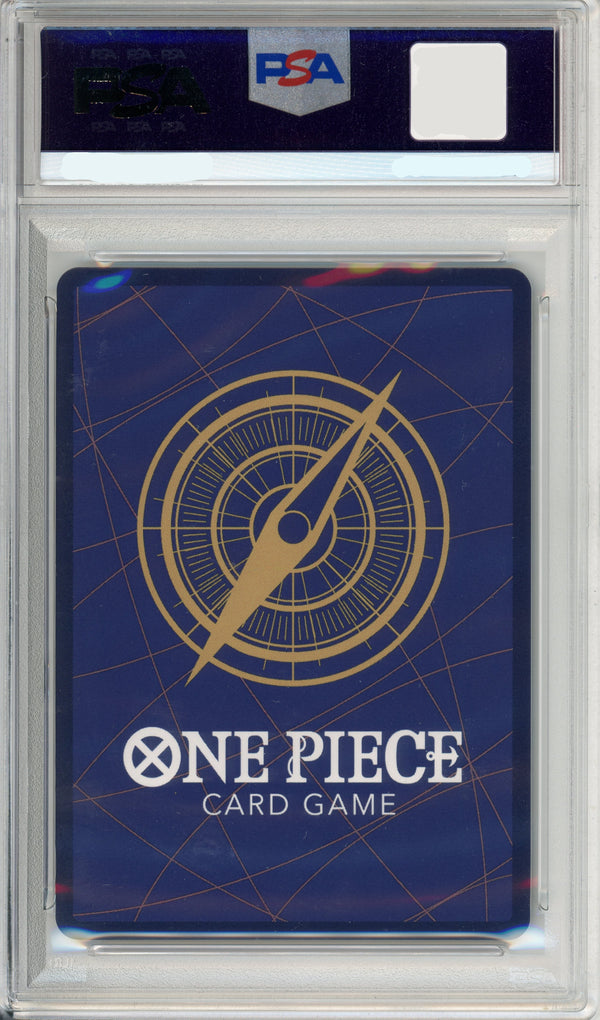 One Piece Graded: Buggy Alt Art OP14-EB04 3rd Anniversary- Gold PSA 10