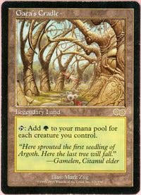 MTG Single: Gaea's Cradle 321/350 Urza's Saga (1998) MP