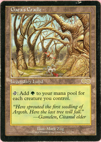 MTG Single: Gaea's Cradle 321/350 Urza's Saga (1998) HP