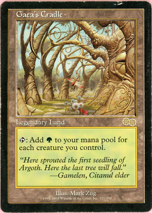 MTG Single: Gaea's Cradle 321/350 Urza's Saga (1998) HP