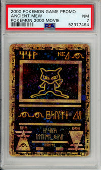 Pokemon Graded: Ancient Mew Movie Promo (2000) Holo PSA 7