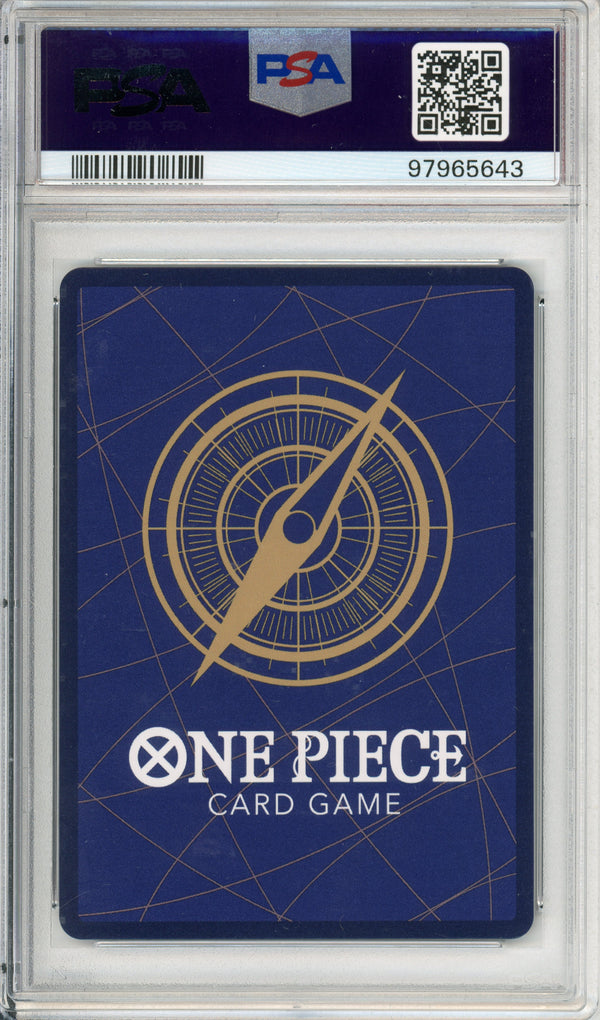 One Piece Graded: JP Shanks OP09 #4 Manga Alt Art (2024) PSA 10