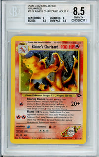 Pokemon Graded: Blaine's Charizard 2/132 Gym Challenge (2000) Beckett 8.5