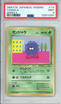 Pokemon Graded: JP Tangela #114 Vending Series II (1998) PSA 9
