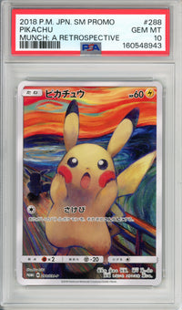 Pokemon Graded: JP Pikachu #288 Retrospective Promo (2018) PSA 10