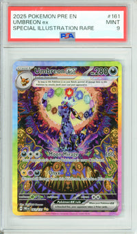 Pokemon Graded: Umbreon ex 161/131 Prismatic Evolutions (2025) SIR PSA 9