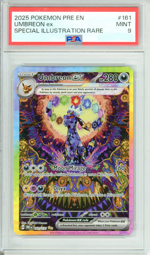 Pokemon Graded: Umbreon ex 161/131 Prismatic Evolutions (2025) SIR PSA 9