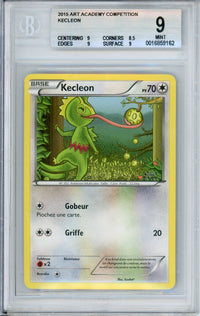 Pokemon Graded: Kecleon 2015 Art Academy Competition Promo Beckett 9