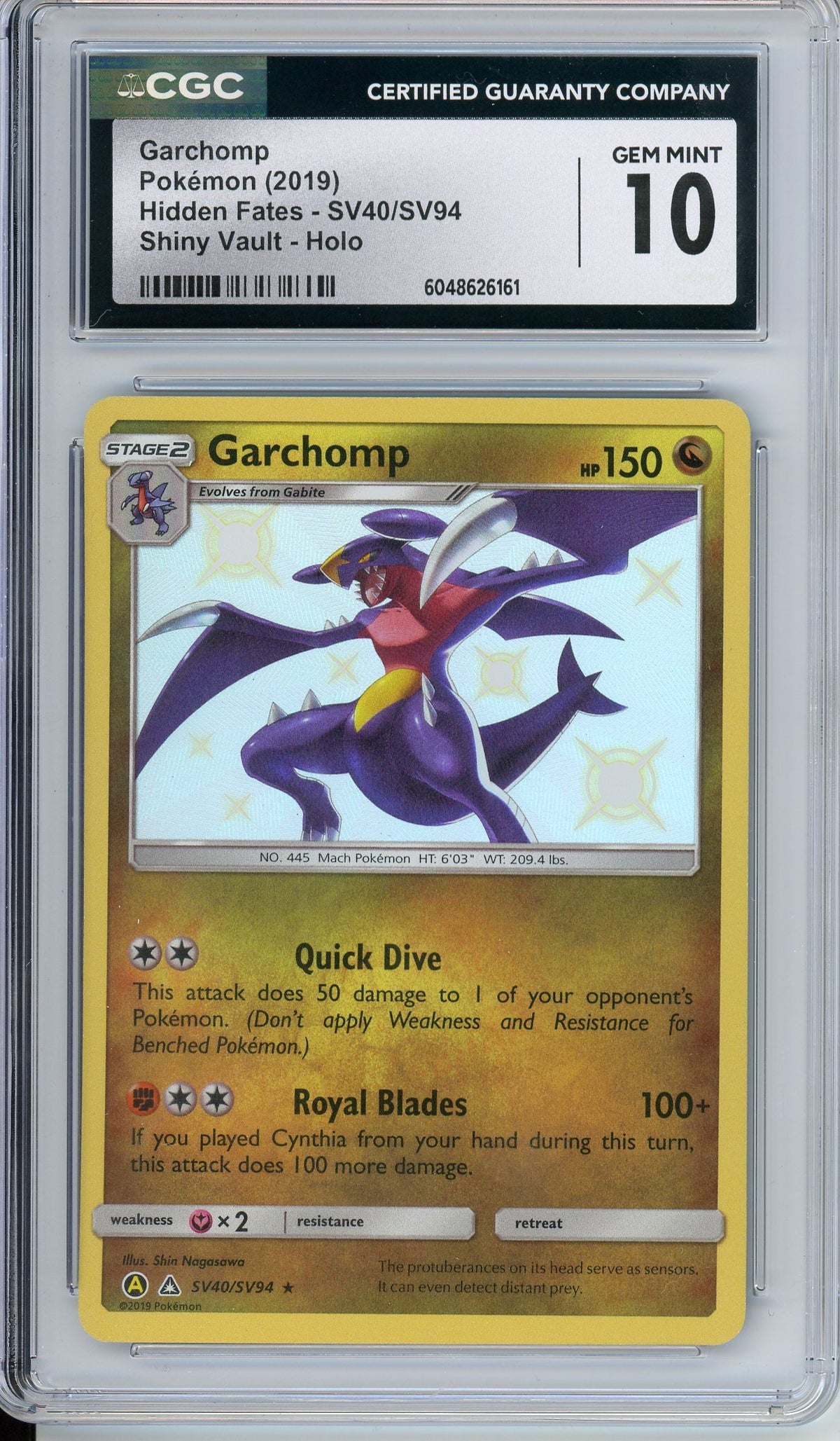 Pokemon Graded: Garchomp CGC 10