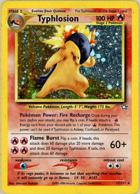Pokemon Single: Typhlosion 17/111 Neo Genesis (2000) Holo DMG