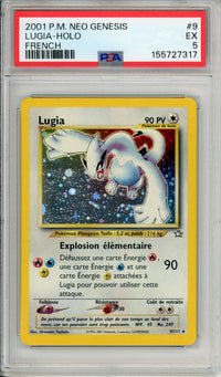 Pokemon Graded: French Lugia 9/111 Neo Genesis (2001) PSA 5