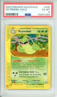 Pokemon Graded: Victreebel H30/H32 Aquapolis (2003) Holo PSA 6