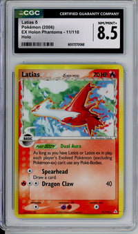 Pokemon Graded: Latias Delta Species 11/110 Holon Phantoms (2006) Holo Rare CGC 8.5