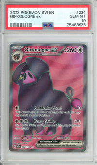 Pokemon Graded: Oinkologne ex 234/198 Scarlet & Violet (2023) Holo PSA 10