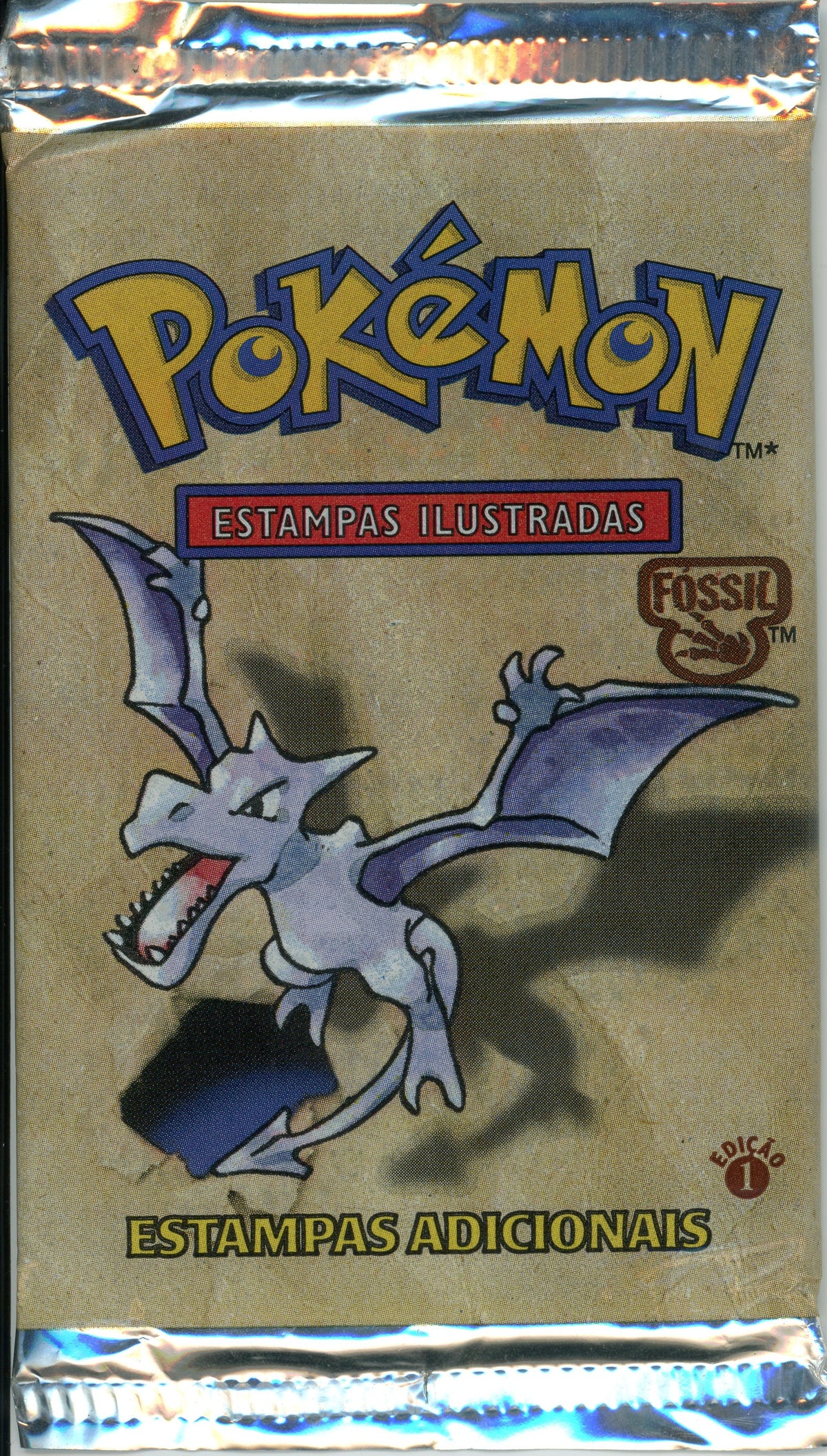 Pokemon: Portuguese Fossil 1st Edition Booster Pack