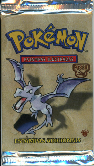 Pokemon: Portuguese Fossil 1st Edition Booster Pack