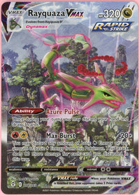 Pokemon Single: Rayquaza VMAX 218/203 Evolving Skies (2021) Full Art NM