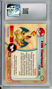 Pokemon Graded: Charizard TOPPS (1999) Silver Foil CGC 5.5
