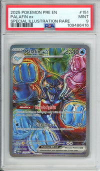 Pokemon Graded: Palafin ex 151/131 Prismatic Evolutions (2025) SIR Holo PSA 9
