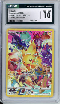 Pokemon Graded: Pikachu CGC 10