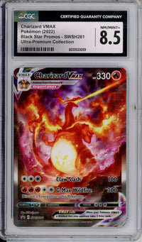 Pokemon Graded: Charizard VMAX #SWSH261 Ultra-Premium Collection Promo (2022) Holo CGC 8.5