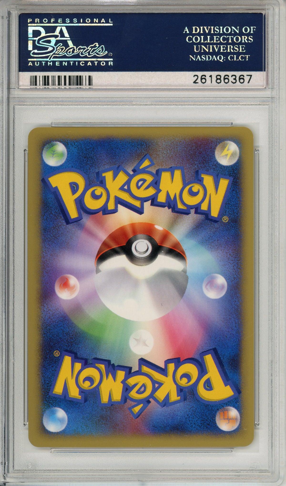 Pokemon Graded: JP Morty's Mukrow 1st Edition 25/141 VS (2001) Holo PSA 10