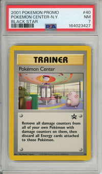 Pokemon Graded: Pokemon Center NY #40 Promo (2001) PSA 7