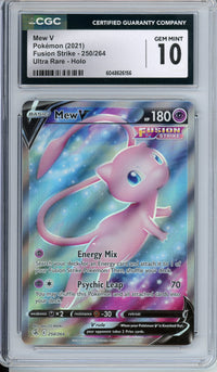 Pokemon Graded: Mew V CGC 10