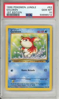 Pokemon Graded: Goldeen 1st Edition 53/64 Jungle (1999) PSA 10