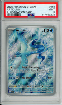 Pokemon Graded: Articuno 161/159 Journey Together (2025) IR PSA 9