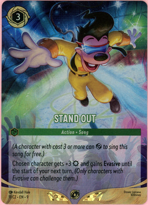 Lorcana Single: Stand Out 11/C2 Action Song Promo NM