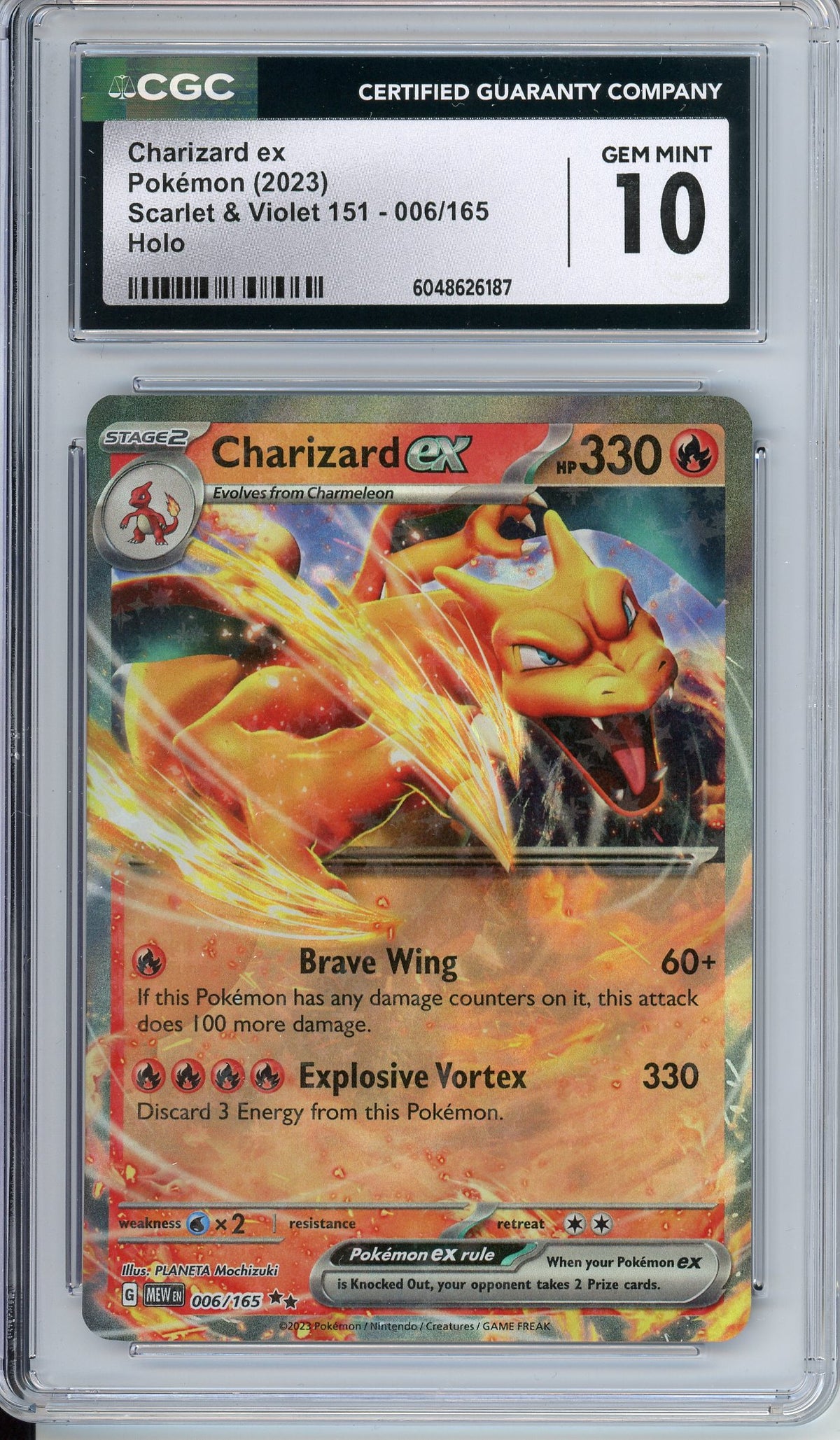 Pokemon Graded: Charizard ex CGC 10