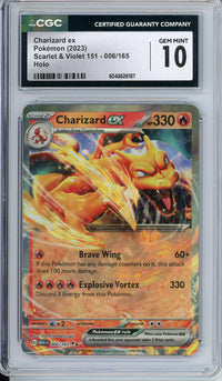 Pokemon Graded: Charizard ex CGC 10
