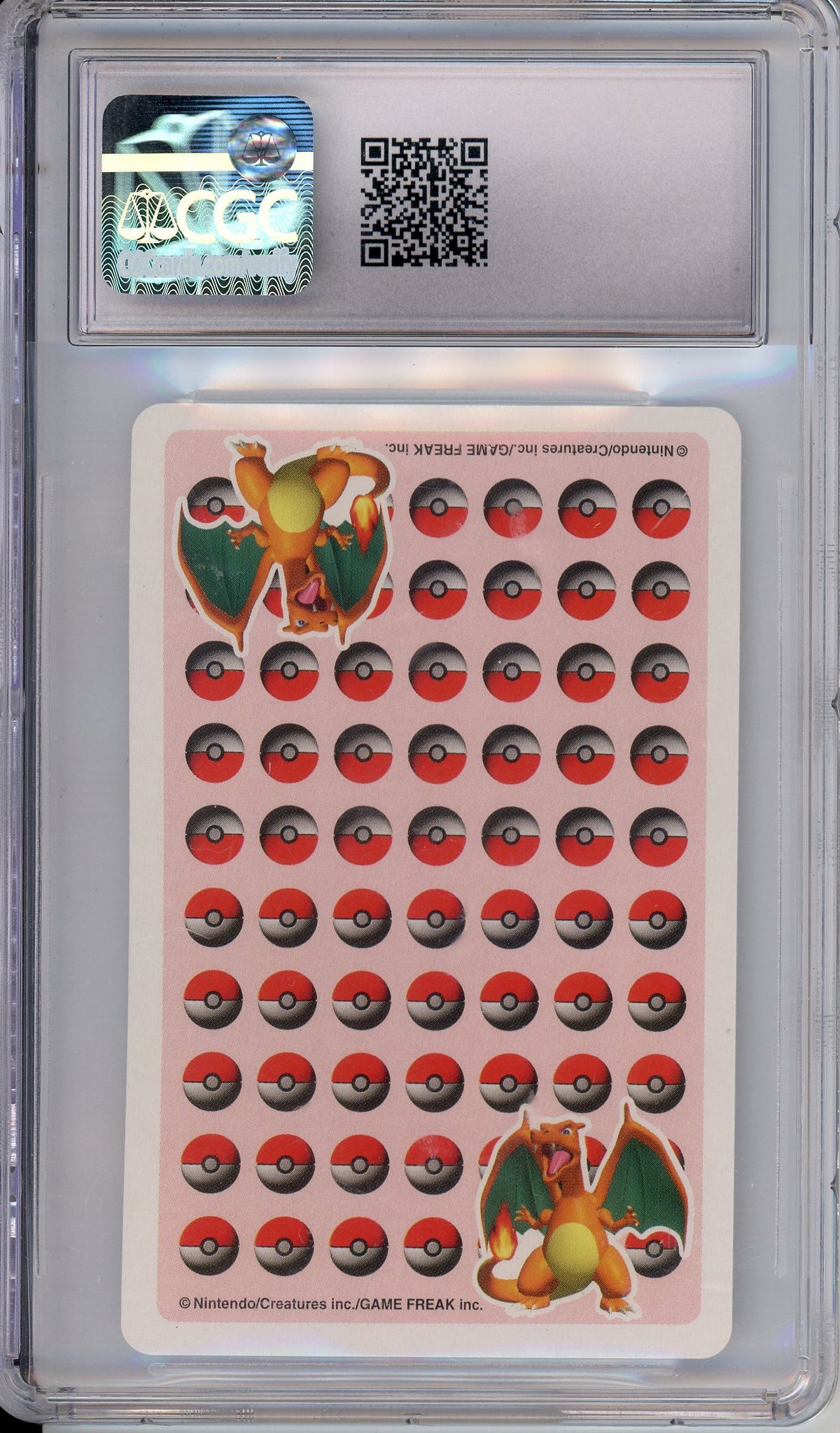 Pokemon Graded: Two of Diamonds ◆ Playing Cards Red 3D Deck (1998) CGC 10