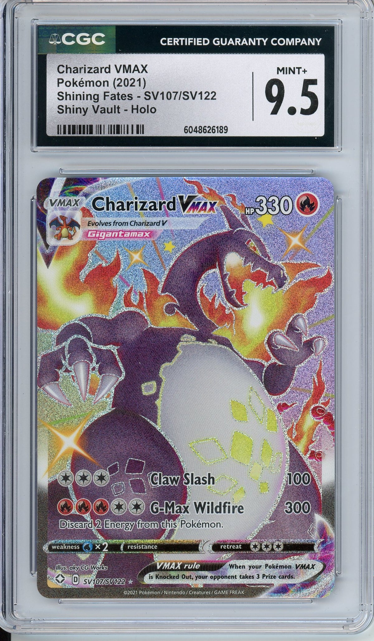 Pokemon Graded: Charizard VMAX CGC 9.5