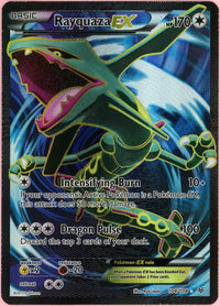 Pokemon Graded: Rayquaza EX 104/108 Roaring Skies (2015) Full Art NM