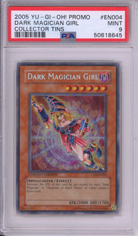 Yu-Gi-Oh! Graded: Dark Magician Girl #EN004 Collector Tins Promo (2005) Holo PSA 9