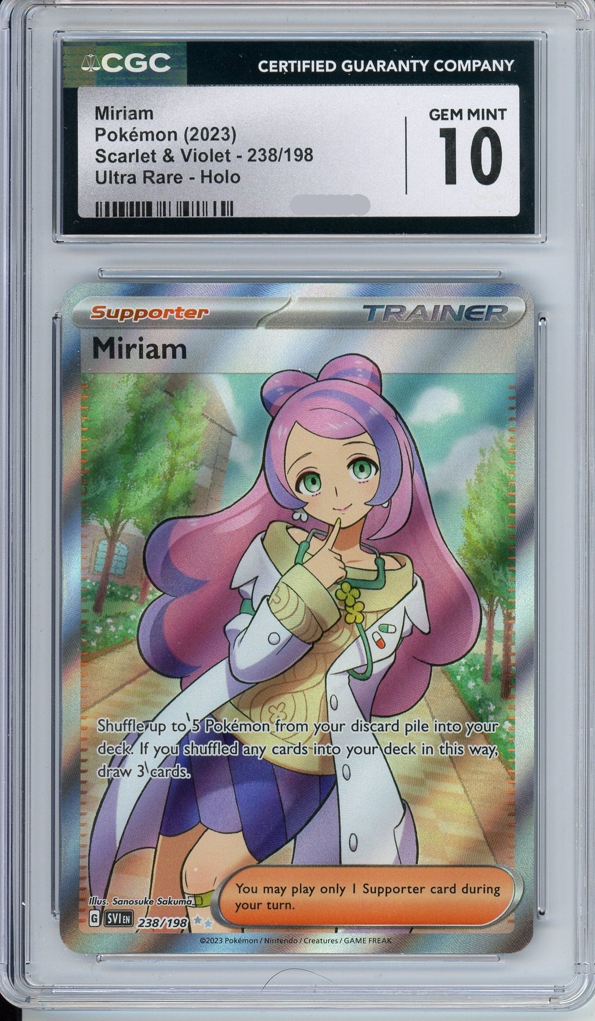 Pokemon Graded: Miriam CGC 10