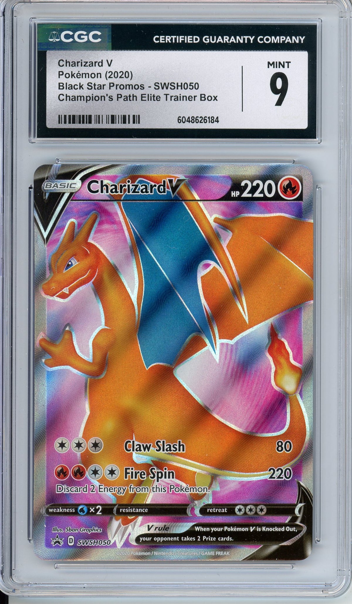 Pokemon Graded: Charizard V CGC 9