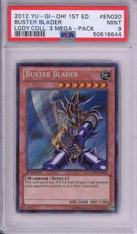 Yu-Gi-Oh! Graded: Buster Blader #EN020 Yugi's World Mega Pack Legendary Collection (2012) Holo PSA 9