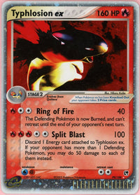 Pokemon Single: Typhlosion ex 99/100 Sandstorm (2003) Holo LP