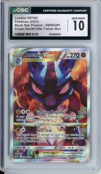 Pokemon Graded: Lucario VSTAR CGC 10