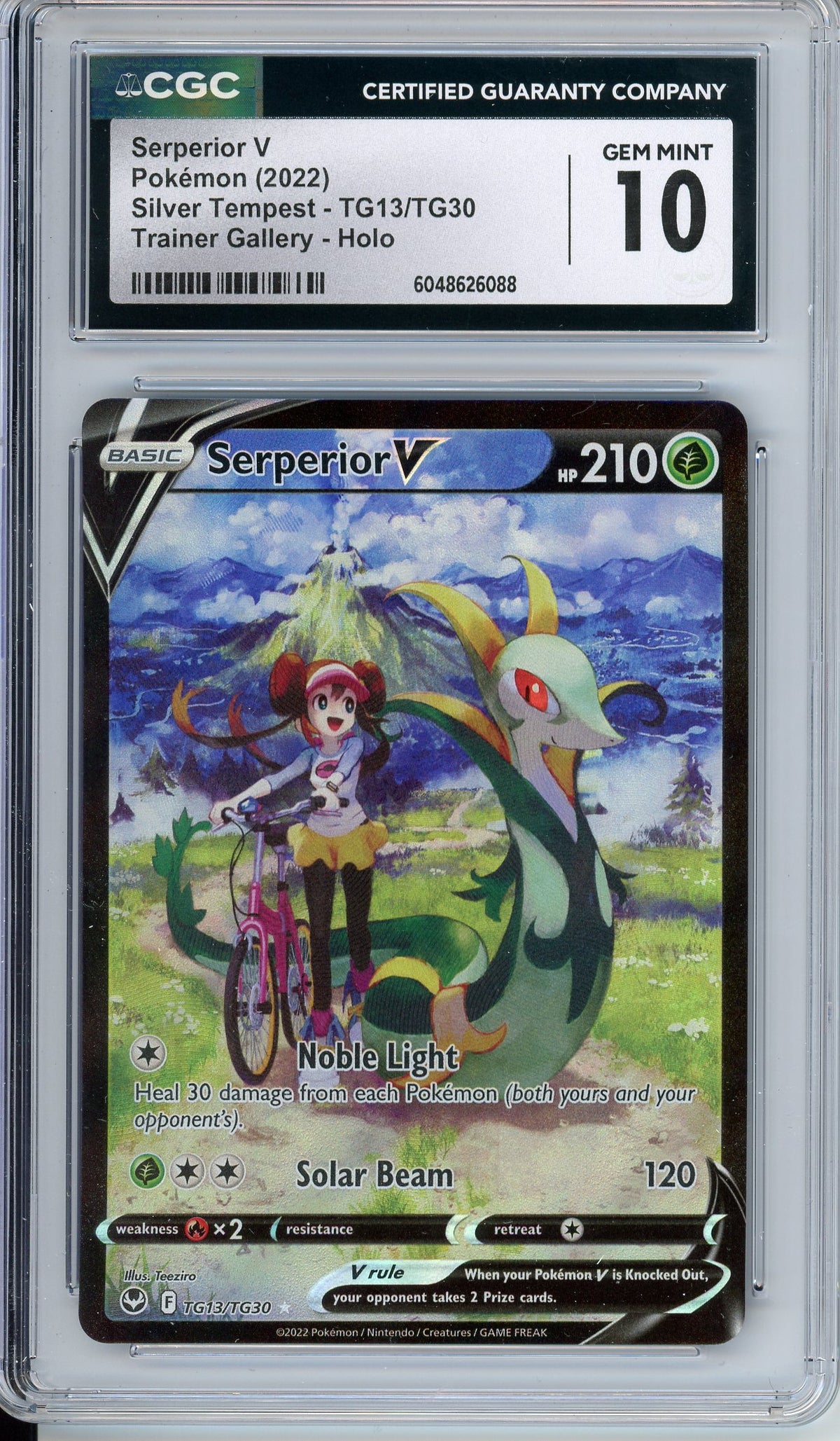 Pokemon Graded: Serperior V CGC 10