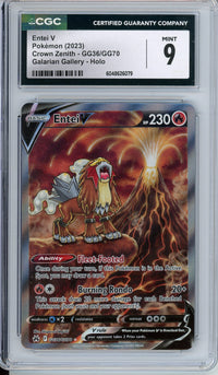 Pokemon Graded: Entei V CGC 9