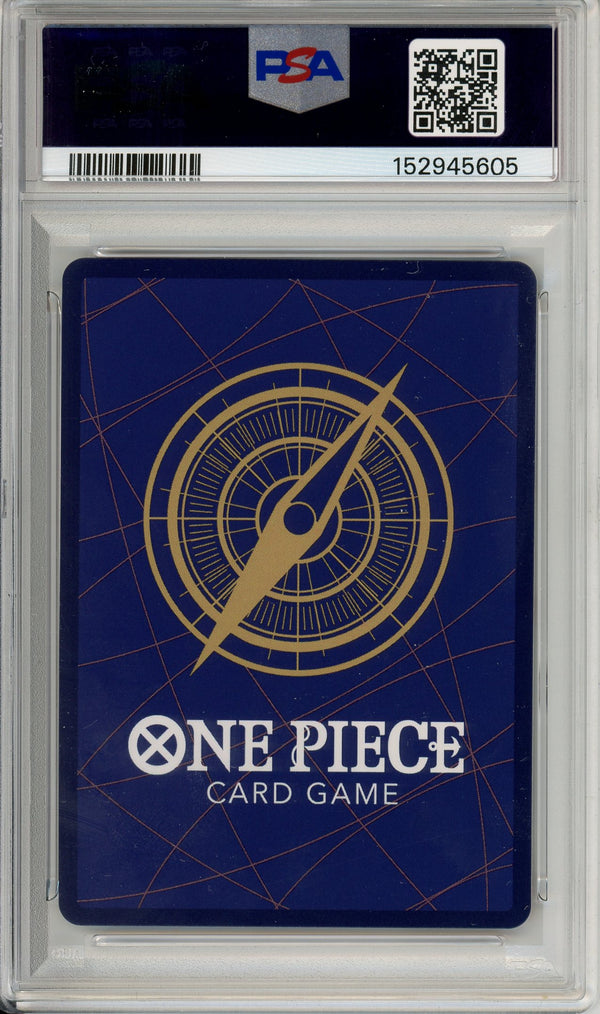 One Piece Graded: Divine Departure OP13-076 Carrying On His Will Alternate Art PSA 10